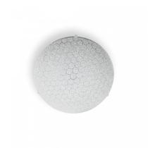 Luminária Plafon para 2 Lâmpadas E27 Quadrado Colméia Bronzearte