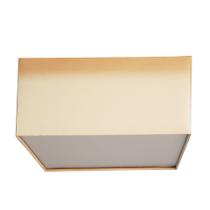 Luminária Plafon Quadrado Cúpula em Tecido 30x30x15 Luminária Plafon Quadrado Cúpula em Tecido 30x30x15