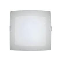 Luminária Plafon Quadrado Gde Borda Branco - 1814 GDE BR