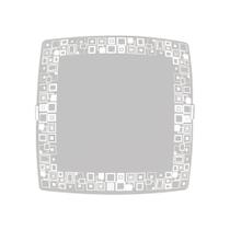 Luminária Plafon Quadrado Gde Mosaico Branco - 1313 GDE BR