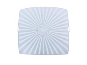 Luminária Plafon Quadrado Peq Radial Branco - 1311 PEQ CR