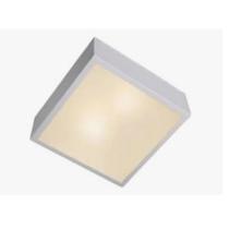 Luminária Plafon Quadrado Sobrepor Alumínio Branco