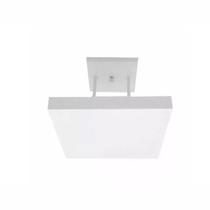 Luminária Plafon Rebatedor Luz Indireta 50cm 4 Lâmpadas Branco RL