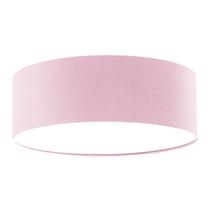 Luminária Plafon Redondo Cúpula em Tecido 50x15 Luminária Plafon Redondo Cúpula em Tecido 50x15