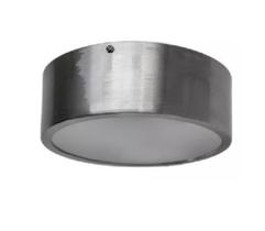 Luminária Plafon Redondo Escovado 1 Lamp. - Ancora Luminária Plafon Redondo Escovado 1 Lamp. - Ancora