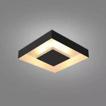 Luminária Plafon Sobrepor Rebatedor Eclipse 35x35 P/ 4 E27 Luminária Plafon Sobrepor Rebatedor Eclipse 35x35 P/ 4 E27