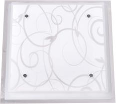 LUMINÁRIA PLAFON TASCHIBRA QUADRADO 42CM ANGRA 3xE-27
