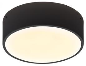Luminária plafon taschibra ring 4x27 preto fosco