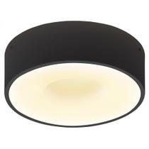 Luminária plafon taschibra suchi led 40w 2700k branca/preta