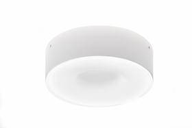 Luminária plafon taschibra sushi led 40w 6500k branca/preto