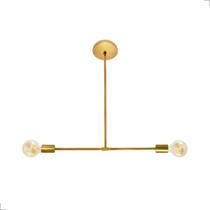 Luminária Plafon Tesla Moderno 2XE27 Luminária Plafon Tesla Moderno 2XE27
