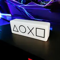 Luminária Playstation Controls Decoração Setup Bivolt Luminária Playstation Controls Decoração Setup Bivolt
