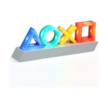 Luminária Playstation Icons Light base Cinza - Paladone