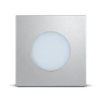 Luminária Point Quadrada 1,5w 110/220V Luz Fria Aluminio