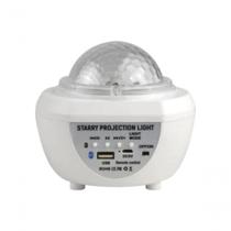 Luminaria Pojeção De Estrelas Universo Caixa De Som Bluetooth Branco Luminaria Pojeção De Estrelas Universo Caixa De Som Bluetooth Branco
