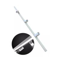 Luminaria Pontual 1 metro com 3 Spots Branco Sobrepor Luminaria Pontual 1 metro com 3 Spots Branco Sobrepor