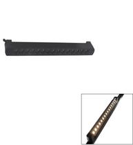 Luminária Pontual Linear 30w 3000k Para Trilho Preto
