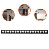 Luminaria Pontual Smd Fixa 18w Para Trilho Magnético 48v Led