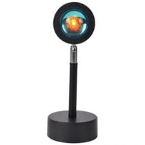 Luminária Por Do Sol Luz Noturna Projetor Led Sunset