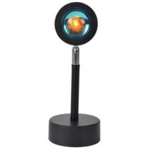 Luminária Por Do Sol Luz Noturna Projetor Led Sunset