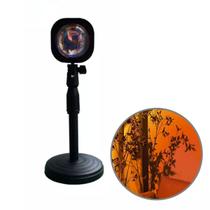 Luminária Por Do Sol Luz Noturna Projetor Led - Sunset