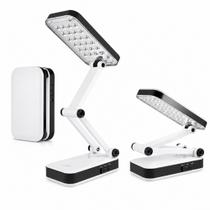 Luminária Portátil De Mesa Dobrável Portátil 24 LED Recarregável 3 Temperatura - Envio Rápido Luminária Portátil De Mesa Dobrável Portátil 24 LED Recarregável 3 Temperatura - Envio Rápido