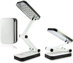 Luminária Portátil Mesa Flexível 24 Leds Recarregável