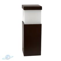 Luminária Poste Balizador Marrom Para Jardim 15cm E27 Luminária Poste Balizador Marrom Para Jardim 15cm E27