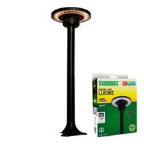 Luminária Poste Jardim Taschibra Lucine 6W 6500K Led Preto