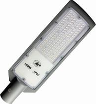 Luminária Poste LED 100w Iluminação Publica branco frio Slim Prova D'água