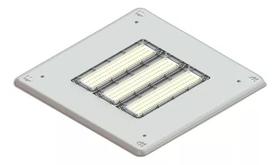 Luminária Posto De Combustível 200w Led Osram 18000l Combate