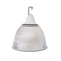 Luminaria Prismatica Bezelux 16'' Com Gancho Branca E27 Bzg16Br2 Luminaria Prismatica Bezelux 16'' Com Gancho Branca E27 Bzg16Br2