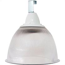 Luminaria Prismatica Bezelux 22'' Com Gancho Branco E27 Bzg22Br2 Luminaria Prismatica Bezelux 22'' Com Gancho Branco E27 Bzg22Br2