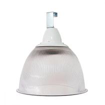 Luminaria Prismatica Bezelux 22'' Com Gancho Branco E27 Bzg22Br2 Luminaria Prismatica Bezelux 22'' Com Gancho Branco E27 Bzg22Br2