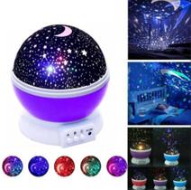 Luminária Projetor Abajur Estrelas Galaxy 360º Star Master