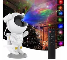 Luminária Projetor de Luz Astronauta Galaxy Light Estrelas Natal - Nova