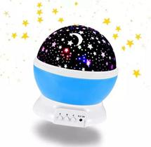 Luminária Projetor Estrela 360º Galaxy Abajur Cor da Cúpula Azul Luminária Projetor Estrela 360º Galaxy Abajur Cor da Cúpula Azul