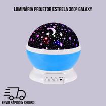 Luminária Projetor Estrela 360º Galaxy