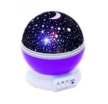 Luminária Projetor Estrela 360º Star Master Lilás