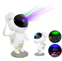 Luminária Projetor luzes colorida Astronauta led Nebulosa Rgb