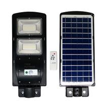 Luminária Pública 100W LED Solar Poste Sensor e Fotocelula Branco Frio IP66 - MULTICARCA
