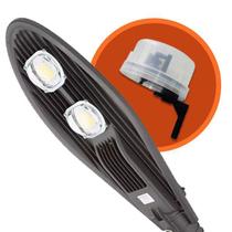 Luminária Pública Pétala Fotocélula Led 100W Poste de Rua