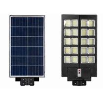 luminaria publica solar 1000w com sensor cor preto