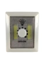 Luminária Quadrada 2 Led Sobrepor Liga/desliga Dimmer