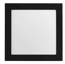 Luminária Quadrada 30x30cm De Embutir 25w Jet Black 3000k - Se-240.1613