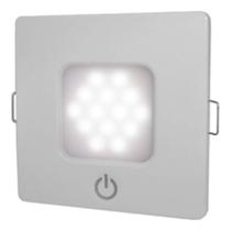 Luminária Quadrada Em Inox Touch De Embutir Interior 12/24V