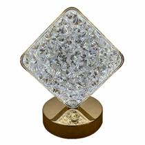 Luminária quadrada touch recarregável luatek lkzd5917 Luminária quadrada touch recarregável luatek lkzd5917