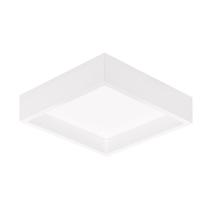 Luminaria quadrado deep sobrepor 17w 3000k plafon branco sth20903br/30