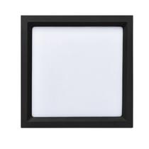 Luminaria quadrado deep sobrepor 17w 3000k plafon preto sth20903pto/30
