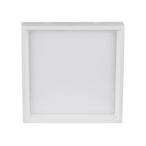 Luminaria quadrado deep sobrepor 22w 3000k plafon branco sth20904br/30